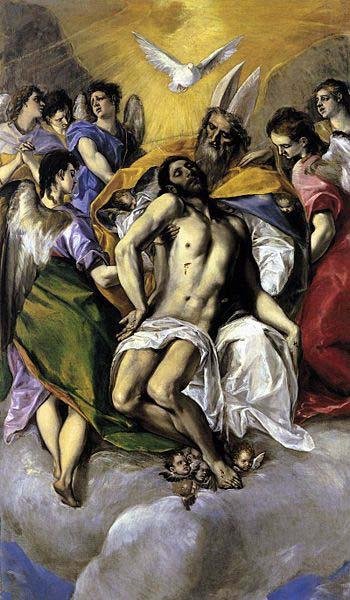 El Greco The Holy Trinity oil painting picture